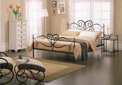 Metal beds for bedroom photo