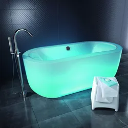 Стеклянная ванная фото