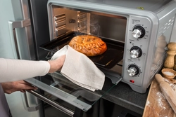 Mini oven in the kitchen photo