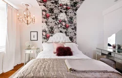 Цветочная спальня дизайн фото