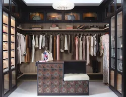 Дизайн гардеробной комнаты в своем доме