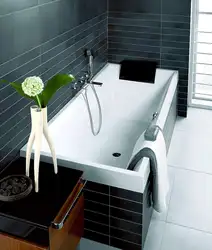 Дизайн ванны с одним смесителем