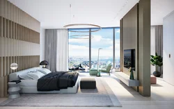 Дизайн Спальни С Панорамными Окнами В Квартире