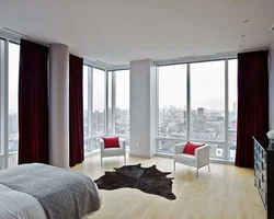 Дизайн Спальни С Панорамными Окнами В Квартире