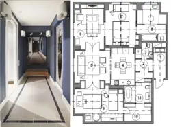План коридора в квартире фото