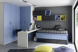 Дизайн шкафов для спальни мальчика