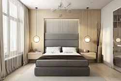 Дизайн спальни с 2 дверьми