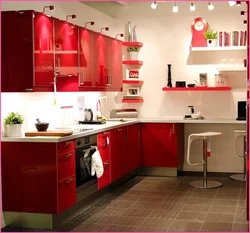 Дизайн Маленькой Кухни В Красном Цвете