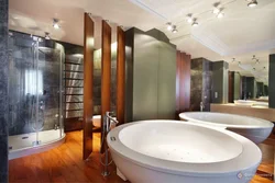 Круглая ванна дизайн комнаты