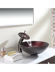 Раковина чаша на столешницу в ванной фото