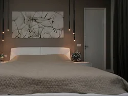 Свет над кроватью в спальне фото