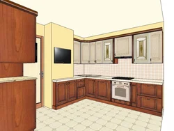 Дизайн кухни дома п 3