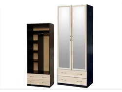 Double door wardrobe in the bedroom photo