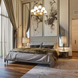 Дизайн спальни с зеркалами в современном стиле
