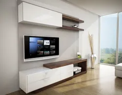 Bedroom design with tv stand