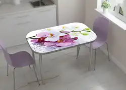 Кухонные стеклянные столы для кухни фото
