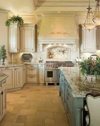 Римский стиль в интерьере кухни фото