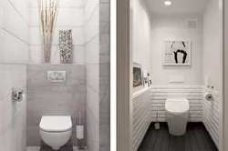 Дизайн туалета маленького в квартире современный 2023