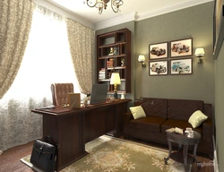 Маленький кабинет квартире фото