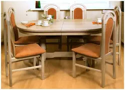 Фотографии столов и стульев для кухни