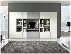 Модульные шкафы для гостиной в современном стиле фото