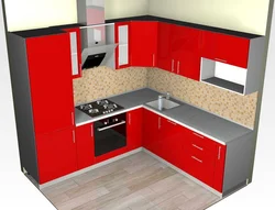 Фото кухонных гарнитуров для маленькой кухни угловые с размерами