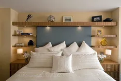 Полки Над Кроватью В Спальне Фото