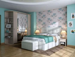 Choose wallpaper for a bedroom with light furniture photo