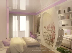 Орхидея в интерьере спальни