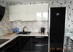 Фото черных кухонь в хрущевке