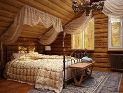 Спальня по деревенски фото