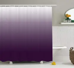 Modern bathroom curtain photo