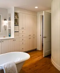Шкафчики в ванной фото в интерьере