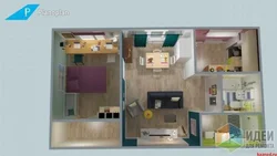 Двухкомнатная квартира хрущевка с проходной комнатой фото дизайн
