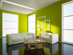 Дизайн стен в гостиной краской водоэмульсионной