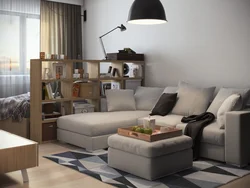 Как расположить мебель в однокомнатной квартире фото