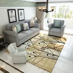Дизайн гостиной ковры диваны