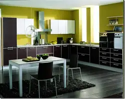 С какими цветами сочетается черный цвет в интерьере кухни