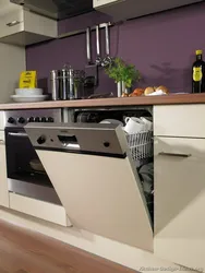 Посудомоечная Машина Не Встраиваемая В Интерьере Кухни Фото