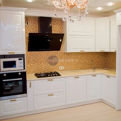 Белая Кухня С Золотыми Ручками Фото