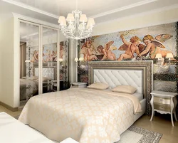 Дизайн спальни фото фрески