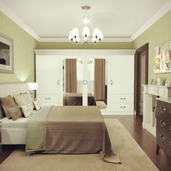 Дизайн спальни в оливковых тонах фото