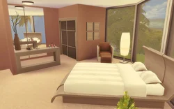 Bedroom interior in sims