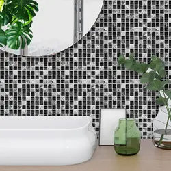 Дизайн ванной самоклеющимися панелями