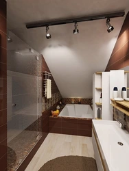 Дизайн Ванных Комнат Со Скошенным По