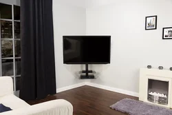 Как в спальне повесить телевизор фото