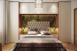 Фото спальня дизайн с двуспальной кроватью