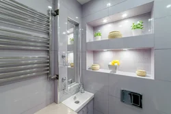 Дизайн ванны с плиткой только над ванной