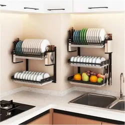 Cupboard dish dryer for the kitchen photo