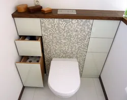 Дизайн Туалета Маленького В Квартире Со Шкафчиком